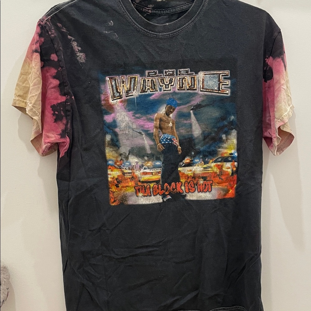 Bravado Black and Pink Graphic Tee